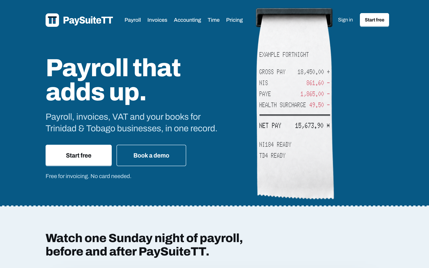 PaySuiteTT business platform website in the IXM portfolio