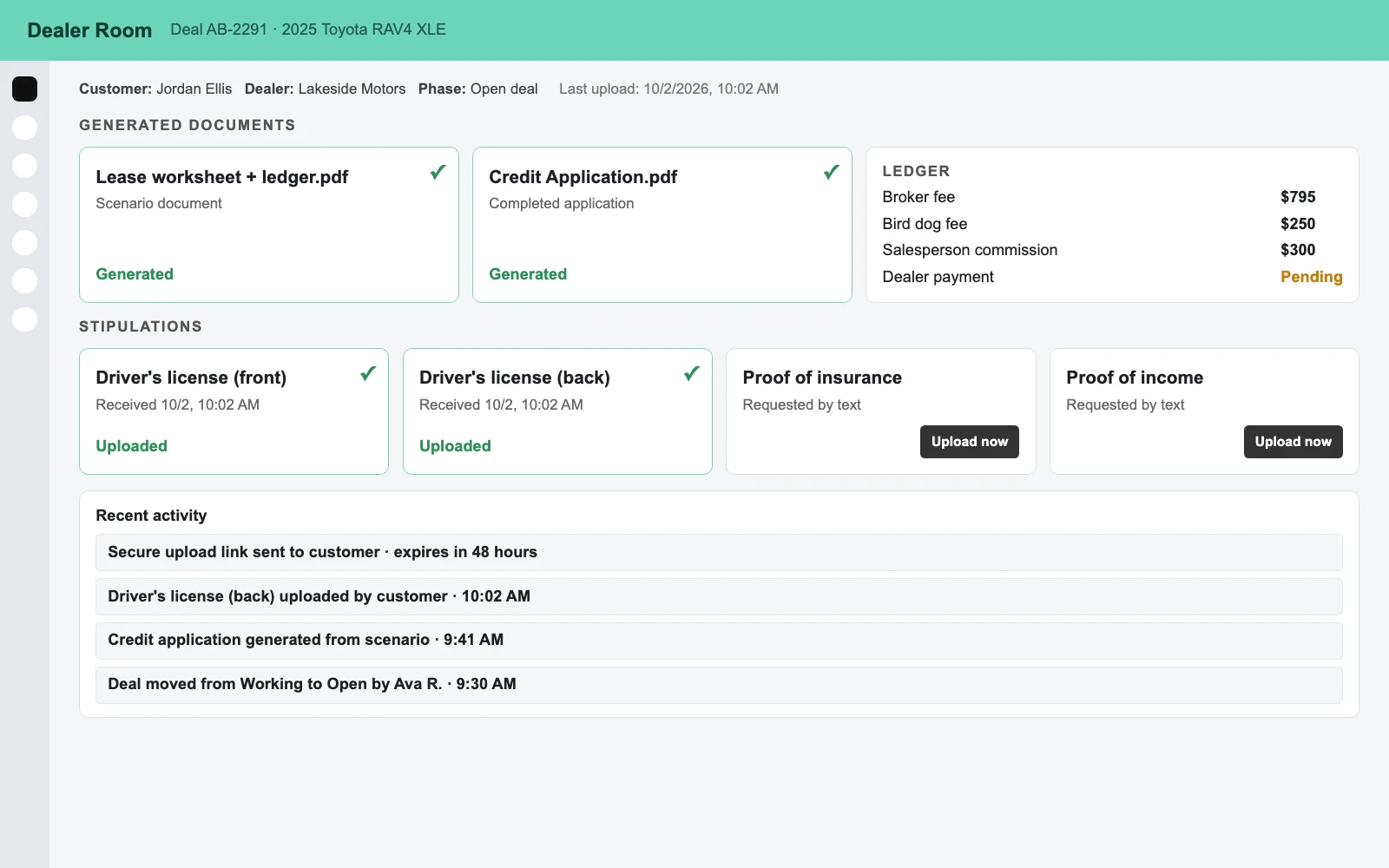 AutoBroker Deal Management Platform project preview