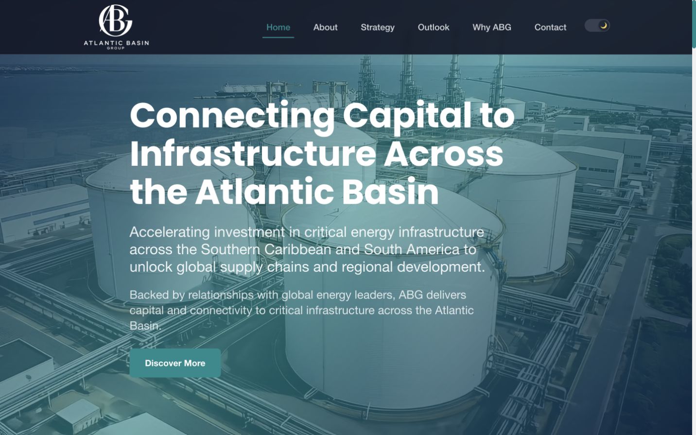 Platform for Investment Fund — desktop view